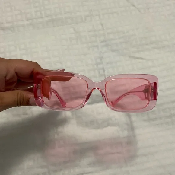 Valentino logo rectangle sunglasses women glasses - Picture 5 of 10